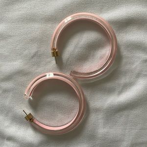 Alison Lou Loucite medium jelly hoops